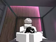 i pound my italian girlfriend pussy hard in roblox game!