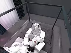 i pound my italian girlfriend pussy hard in roblox game!