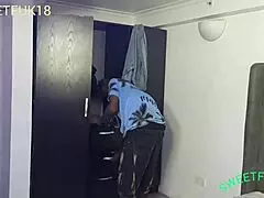 nearly caught spanking brunette girlfriend's creamy pussy outdoor fuck