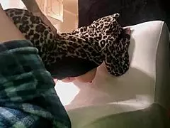 Fucking Doll Quietly While Mom Cooks Breakfast