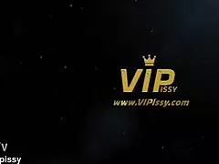 Caprices Angel's Extreme Lesbian Spitting with European Intensity