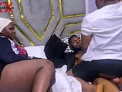 Big Ass Stepdaughter and Busty Teen Friend Get Intimate