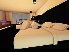 boyfriend fucks vagina with condom against her will on roblox