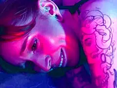 dominant femdom licks and tickles submissive's small bare feet forcing total surrender