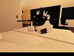 boyfriend fucks vagina with condom against her will on roblox