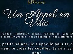 french femdom calls you on video for hot joi jerk off instructions 😈🔥