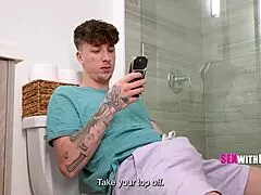 step bro ive snuck in to ride your huge cock rough and raw