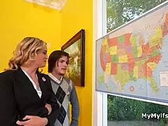 Drilling Sexy Milf Campaign Manager Stockings