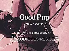 femdom pet play obedient pup fucked by mistress chastity anal tail plug creampie asmr