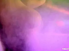 My huge tits ache for you Alison Tyler teases her big boobs solo so damn sexy