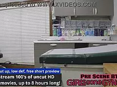 perverted podiatrist giggles while tickling feet in fetish play