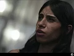 ebony vampire mistress hypnotizes latina slave for wet lezdom pounding