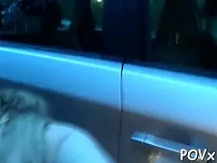 shaved teen pussy pounded hard by throbbing cock!