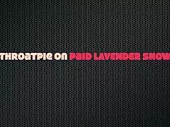 ice priestess chokes on deepthroat facefuck with bulging cum