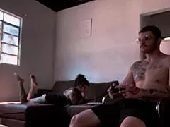 SUCKING CARMONA WHILE GAMING BEHIND SCENES!