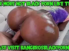 Paying Busty Black Maid to Suck Cock!