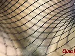 SLUTTY AFRICAN TEACHER IN FISHNETS FUCKS STUDENT IN SCHOOL HOTEL CLOSE-UP