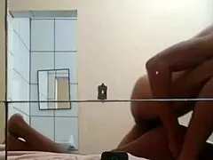 muscular black couple pounds big ass brunette hard in hotel