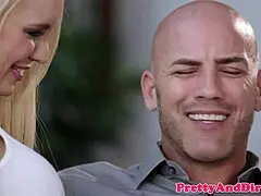 Busty Stepdaughter Clothes Ripped Off for Hard Doggystyle and Cowgirl Fucking