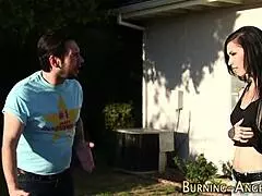 Alternative emo punk goth slut tattoo sucking blowjob hardcore masturbation fetish hd closeup.