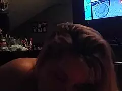 Stroking Massive Cock with Expert Handjob Grip