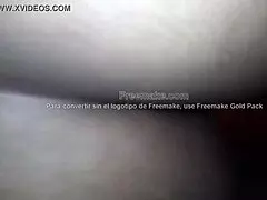 Intense anal pounding makes latina girlfriend squirt wildly