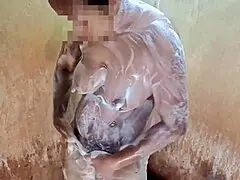 Housewife Teases Bath Time Peek