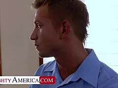 Busty Kendra Lust seduces Bill Bailey for titty fuck and deepthroat doggystyle!