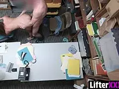 lp officer bends suspect over rips clothes and punishes with rough doggystyle fuck