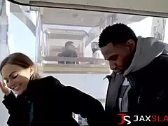 sexy tina kay ferris wheel foreplay wet blowjob big black cock jax slayher!