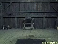 Bound slave slut gets rough doggystyle pounding in her tight shaved pussy!