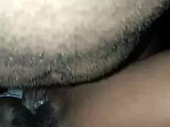hey check this sexy petite ebony with hairy pussy getting fucked hard
