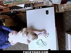 OFFICER MAKES TEEN SUCK BIG COCK TO LEAVE STORE THEN DOGGY POUNDS HER BENT OVER