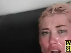 curvy babe toys pussy spanks ass rides maledom doggystyle bound submissive hardcore