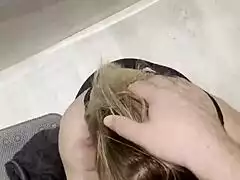 hey stepson let's get wet in bath after hubby leaves for fun