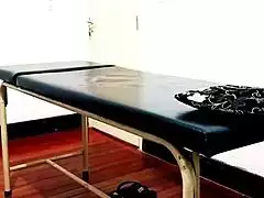 Waxing Turns Wild As Client Rides Waxer On Desk