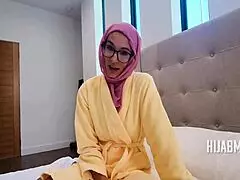 wild arab hijab slut tempts american milf into taboo cowgirl ride