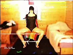 whoa check this fat slut wife bdsm sex tape vhs with huge dildo toys in shaved pussy 😈🔥