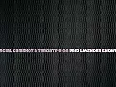 whoa cute emo goth black babe takes sloppy deepthroat facefuck with huge cumshot throatpie on heels