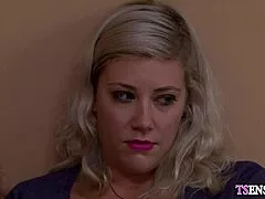 Teen Redhead Shemale Licks Wet Pussy