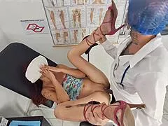cheating wife bangs gyno doc while cuck hubby waits outside 😈👀