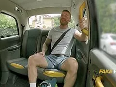 British Hunk Fucks Milf Hard in Taxi for Cash Outdoor Pickup Reality