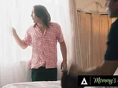 Mommys Busty Friend Fucks Stepson! Penny Barber Joins Group Pound!