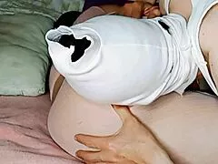 Arab wife cums hard from brutal anal creampie in homemade hardcore