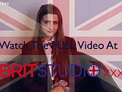 British curly teen student teases with taboo joi cosplay instructions