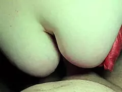 Natural big tits mature stepmom milks my cock between her huge lactating boobs in homemade titjob session