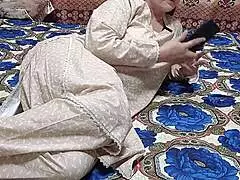 Pakistani aunty doggystyle fucked rough by arabic boss in bedroom