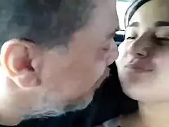 pregnant teen handjobs old man's cock in homemade group