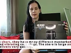 Mistress Anna Milks Slave with Xspacecup Masturbator After Unboxing Review