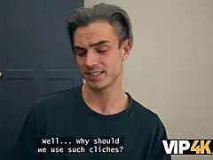 Vip4k. Two Russian nymphos lick ass to mouth all way.